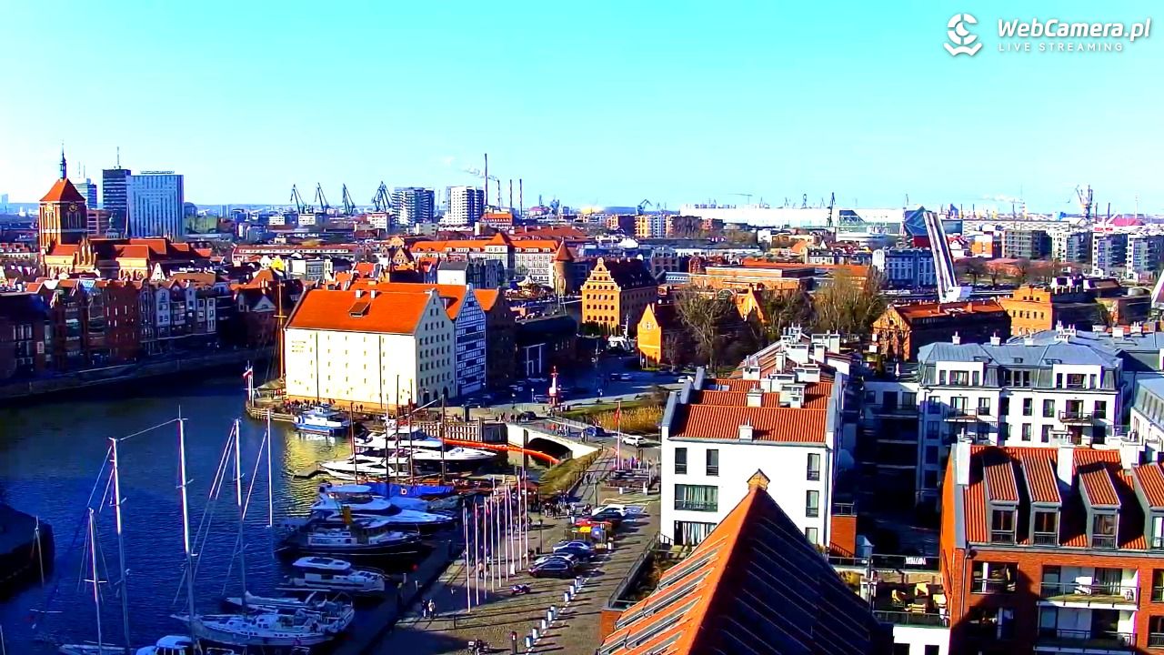 GDAŃSK - widok na Stare Miasto - 22 marzec 2026, 15:11