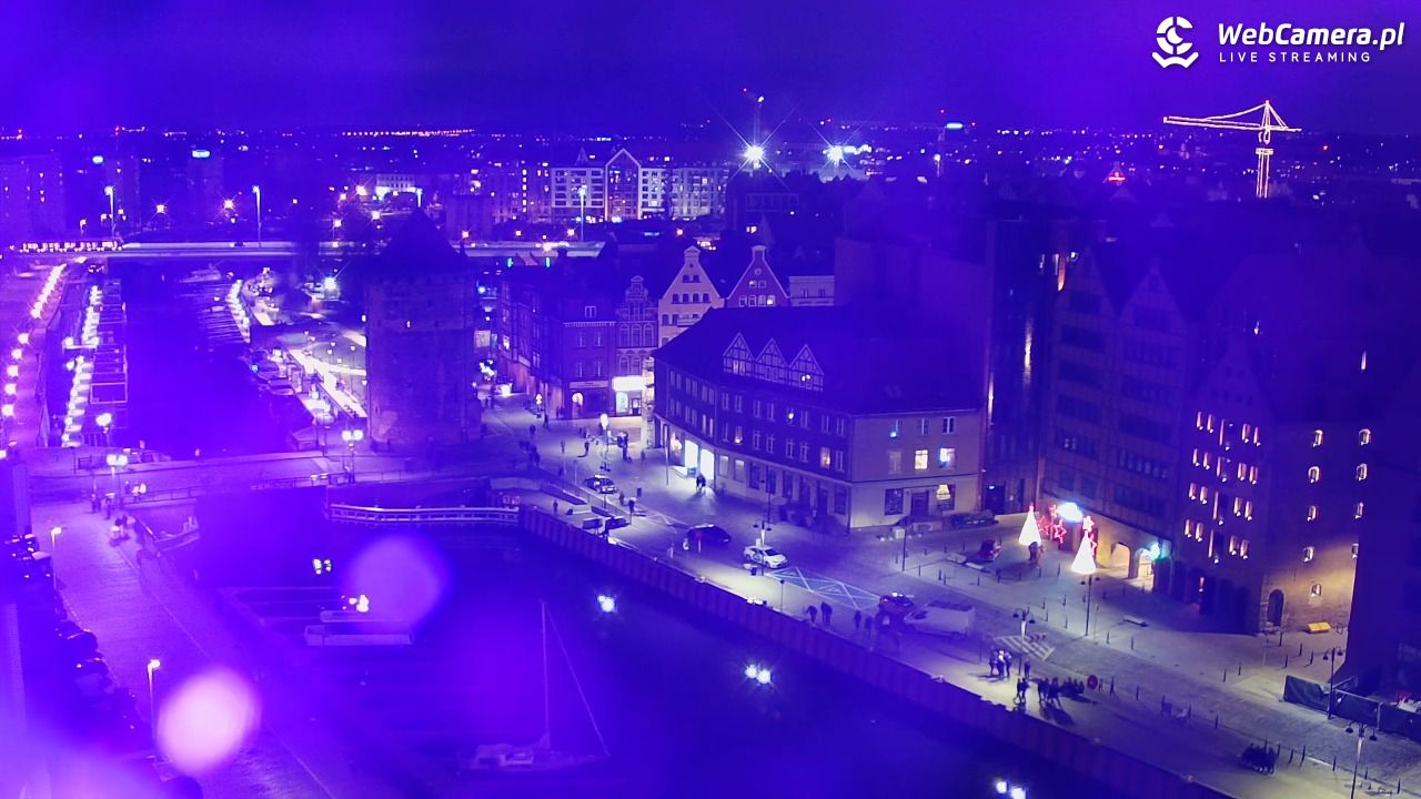 GDAŃSK - widok na Stare Miasto - 20 grudzień 2025, 21:22