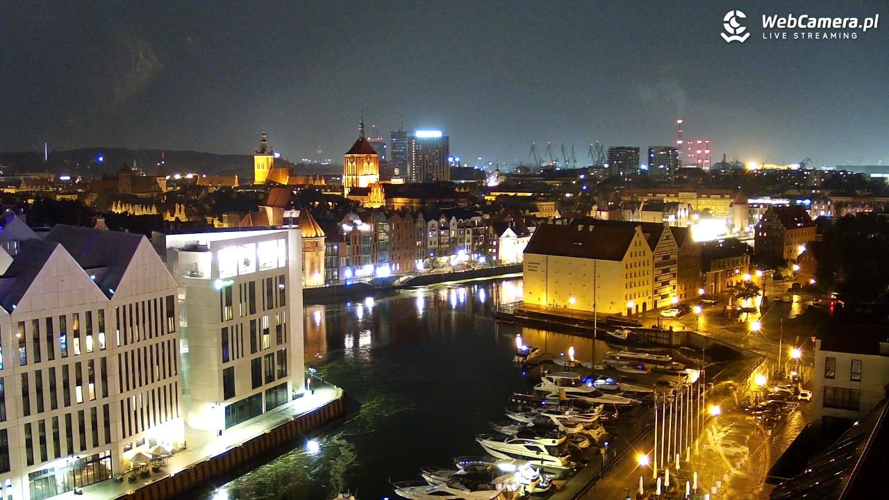 GDAŃSK - widok na Stare Miasto - 17 lipiec 2026, 23:12