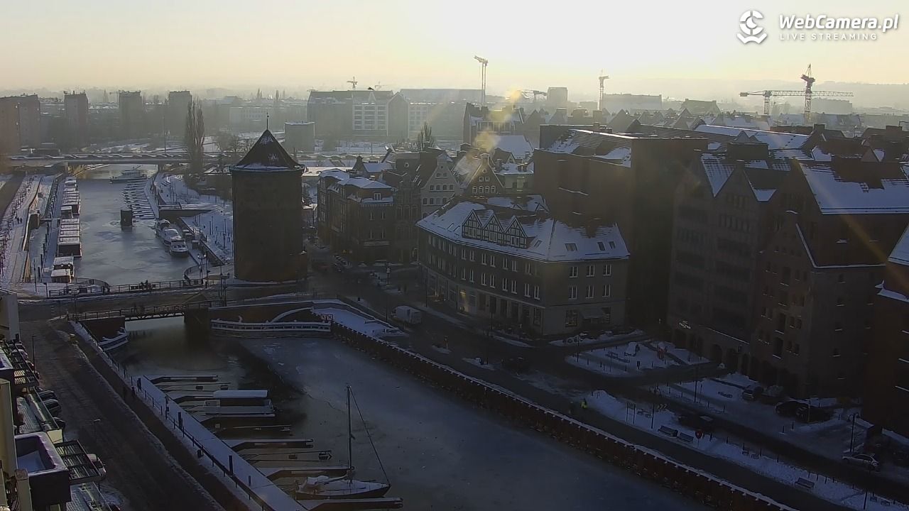 GDAŃSK - widok na Stare Miasto - 19 styczeń 2026, 14:30
