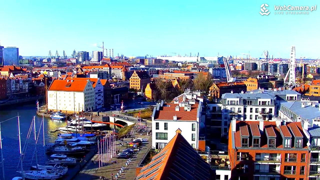 GDAŃSK - widok na Stare Miasto - 22 marzec 2026, 15:11