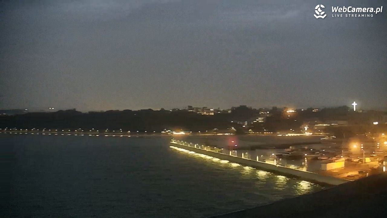 GDYNIA - widok na Przystań Jachtową - 23 październik 2025, 18:02