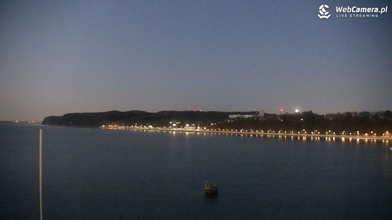 GDYNIA - widok na Przystań Jachtową - 27 marzec 2026, 04:45