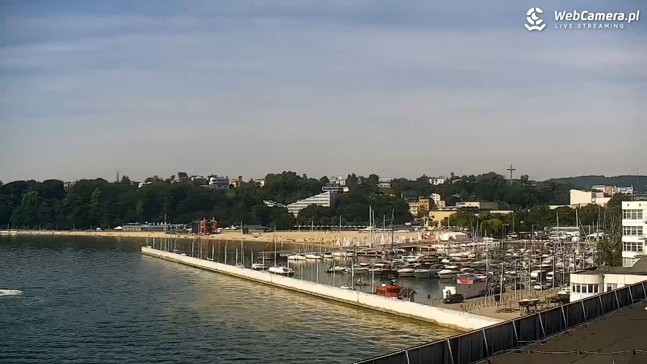 GDYNIA - widok na Przystań Jachtową - 28 czerwiec 2026, 09:33