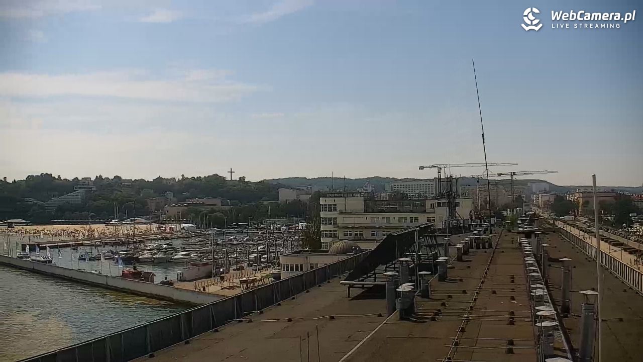 GDYNIA - widok na Przystań Jachtową - 28 czerwiec 2026, 14:29