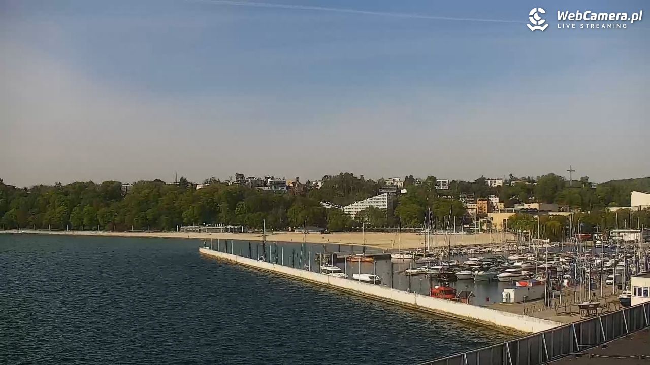GDYNIA - widok na Przystań Jachtową - 11 maj 2026, 08:43