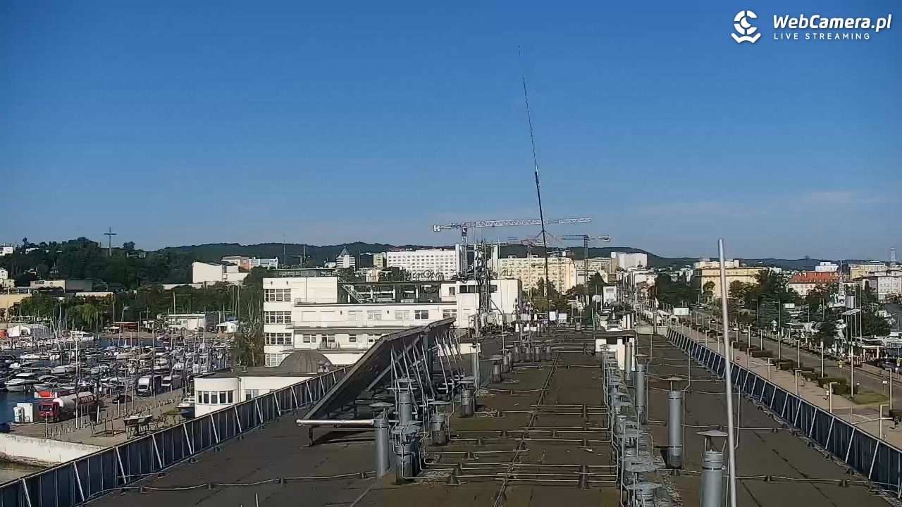 GDYNIA - widok na Przystań Jachtową - 29 czerwiec 2026, 08:22