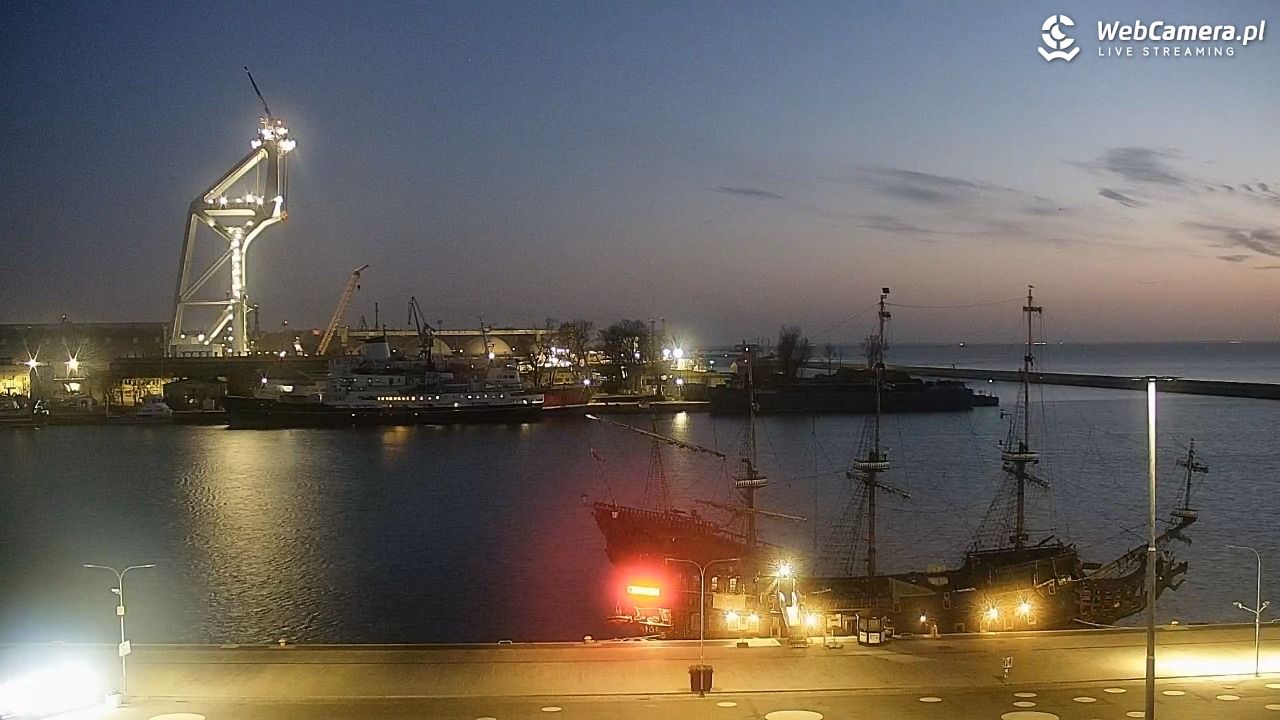 GDYNIA - widok na Przystań Jachtową - 27 marzec 2026, 04:46