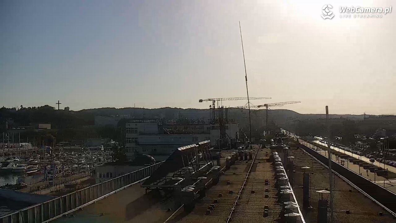 GDYNIA - widok na Przystań Jachtową - 26 czerwiec 2026, 18:38
