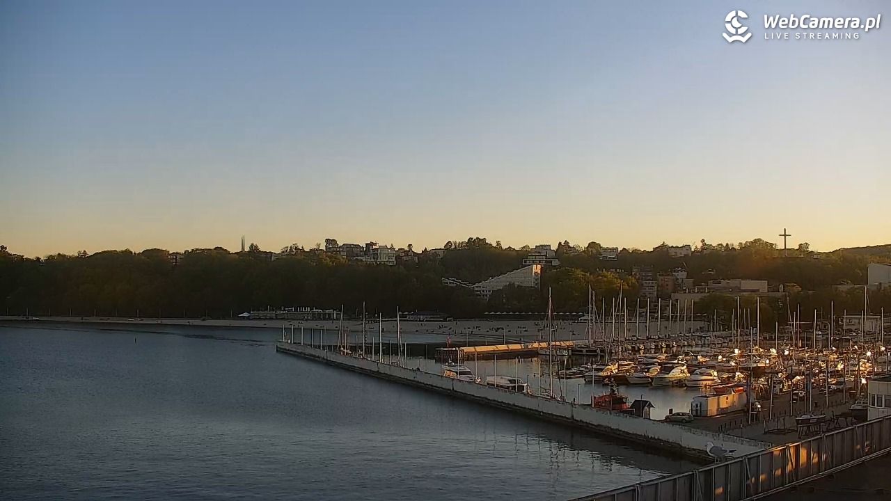 GDYNIA - widok na Przystań Jachtową - 09 maj 2026, 20:00
