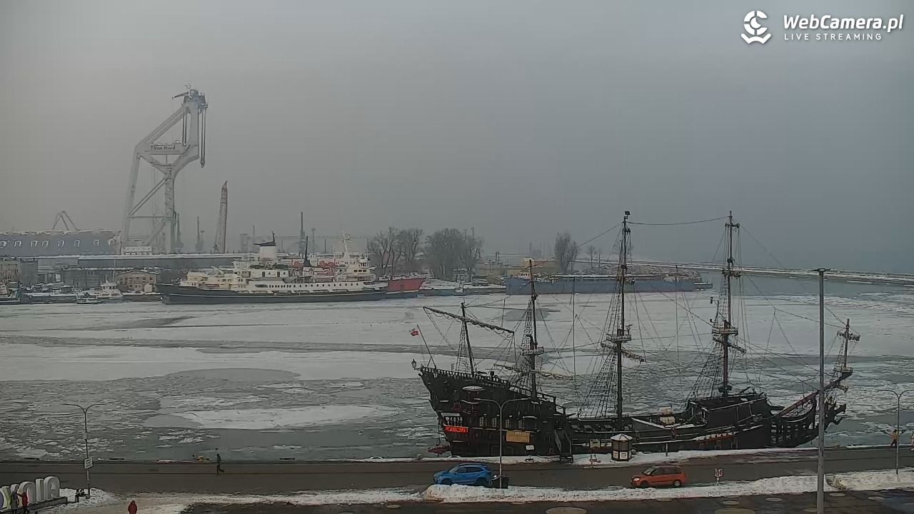GDYNIA - widok na Przystań Jachtową - 10 luty 2026, 16:09