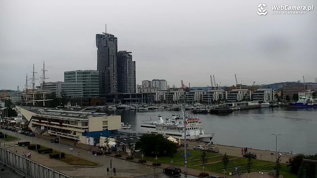 GDYNIA - widok na Przystań Jachtową - 10 sierpień 2026, 18:35