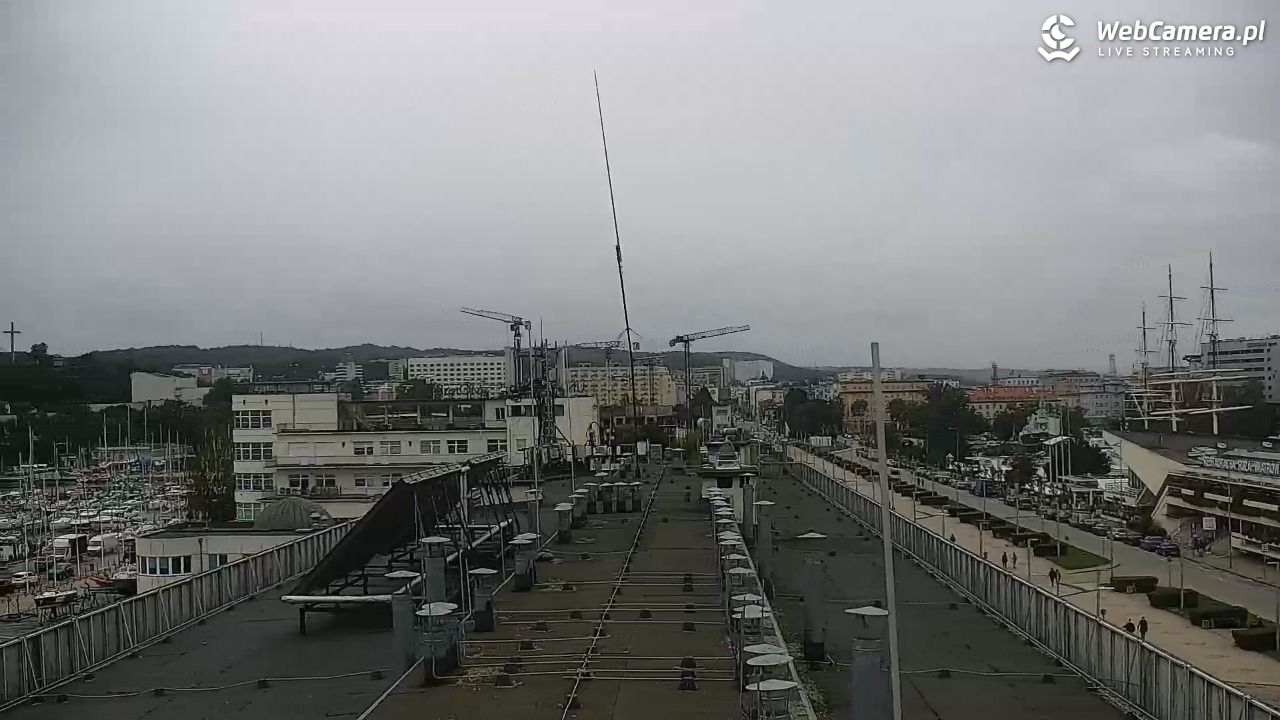 GDYNIA - widok na Przystań Jachtową - 24 wresień 2026, 13:57