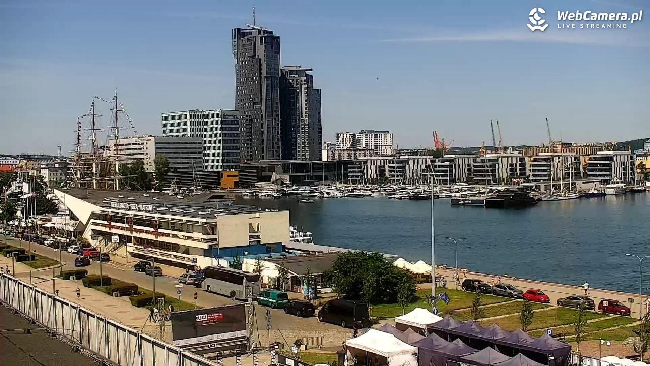 GDYNIA - widok na Przystań Jachtową - 27 czerwiec 2026, 11:55