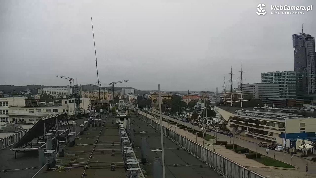GDYNIA - widok na Przystań Jachtową - 24 wresień 2026, 13:56