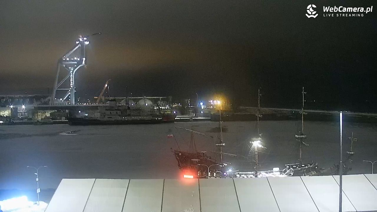 GDYNIA - widok na Przystań Jachtową - 08 luty 2026, 18:43