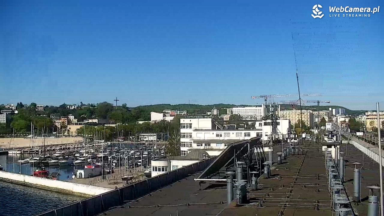 GDYNIA - widok na Przystań Jachtową - 10 maj 2026, 09:33