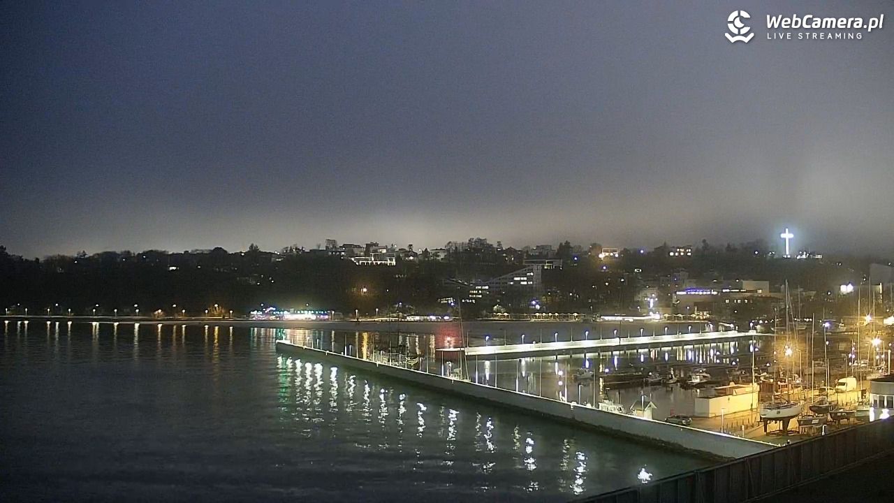 GDYNIA - widok na Przystań Jachtową - 27 marzec 2026, 18:58