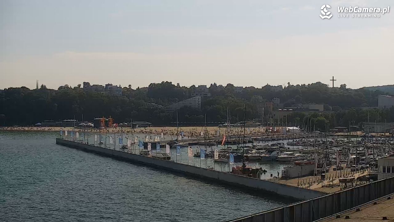 GDYNIA - widok na Przystań Jachtową - 28 czerwiec 2026, 16:58