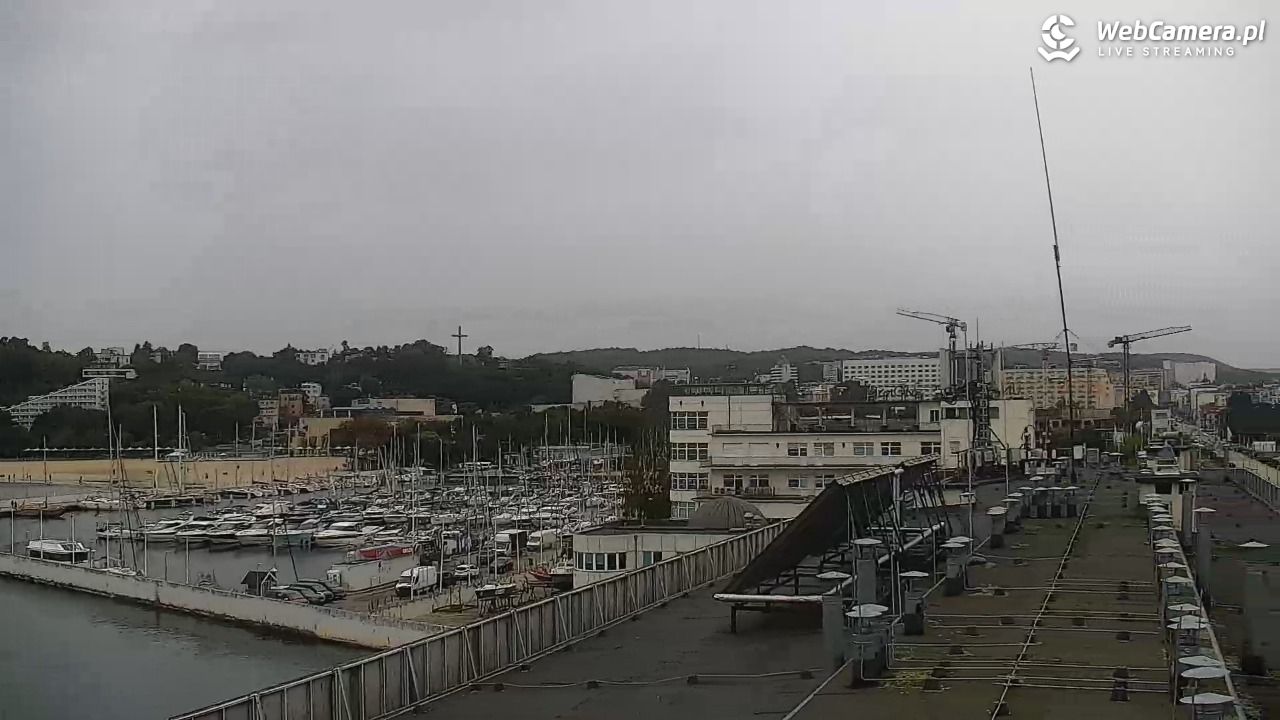 GDYNIA - widok na Przystań Jachtową - 24 wresień 2026, 13:56