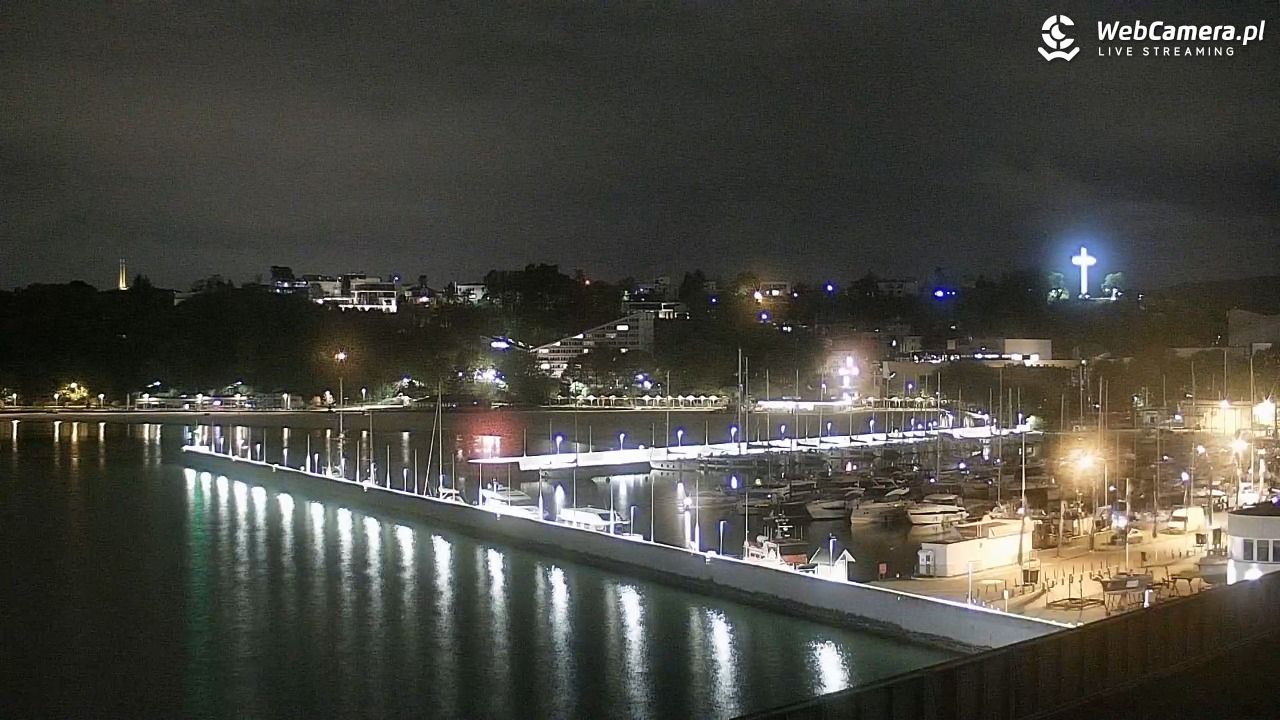 GDYNIA - widok na Przystań Jachtową - 13 maj 2026, 00:02