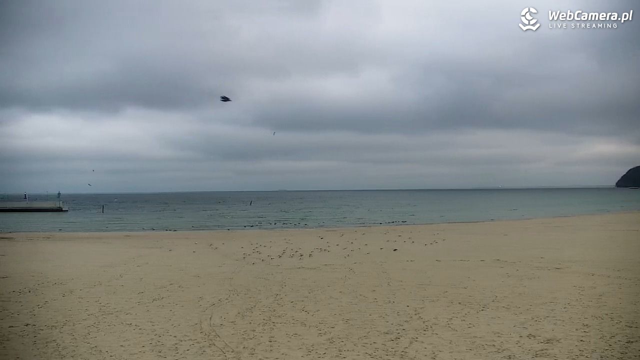 GDYNIA - widok na plażę i marinę - 25 listopad 2025, 15:23