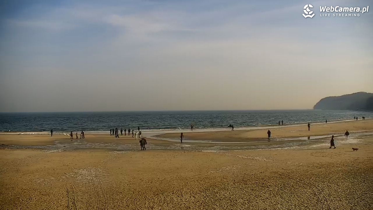 GDYNIA - widok na plażę i marinę - 27 luty 2026, 14:55