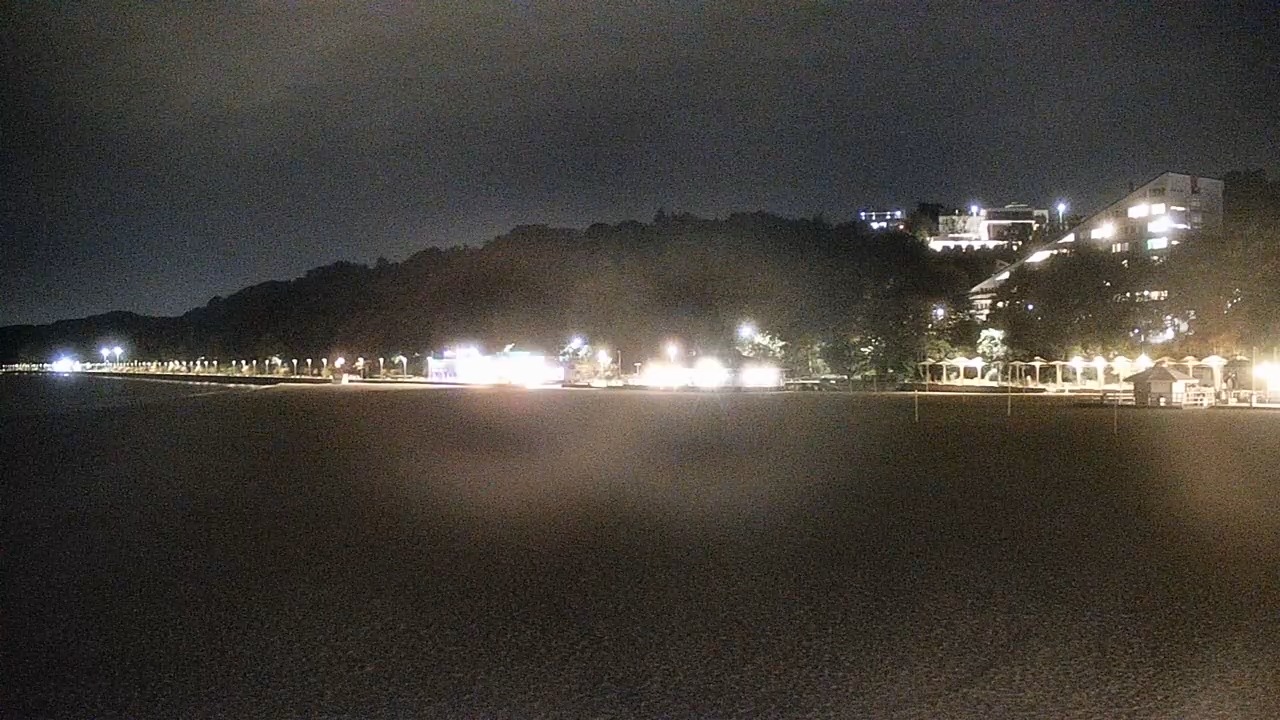 GDYNIA - widok na plażę i marinę - 13 październik 2026, 20:26