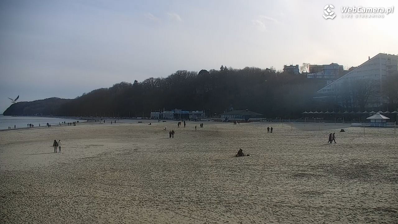 GDYNIA - widok na plażę i marinę - 01 marzec 2026, 14:47