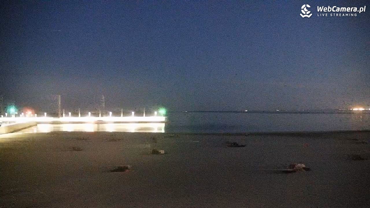 GDYNIA - widok na plażę i marinę - 29 maj 2026, 22:45