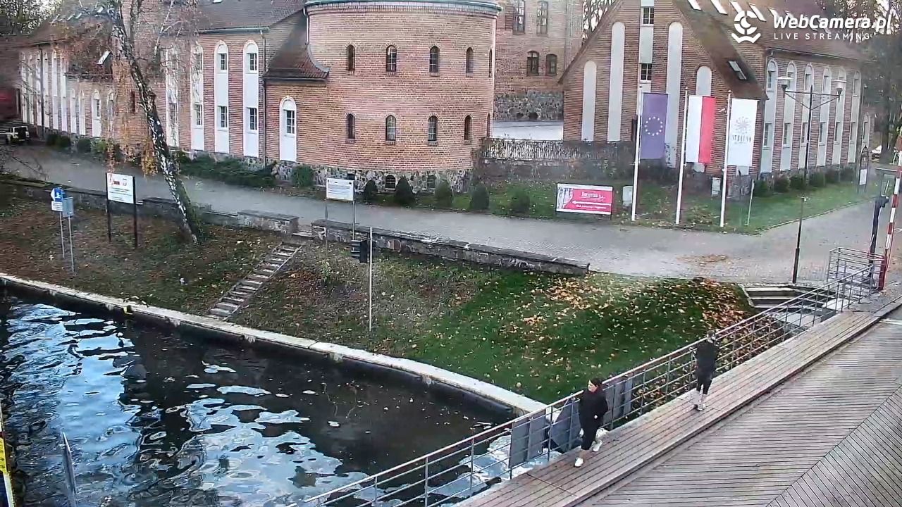 Giżycko - widok na most obrotowy - 06 listopad 2025, 14:54