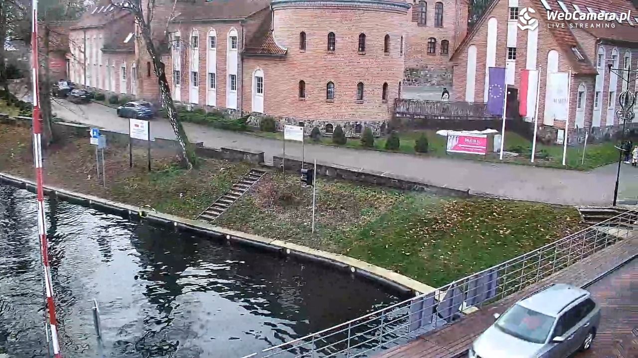 Giżycko - widok na most obrotowy - 27 grudzień 2025, 12:14