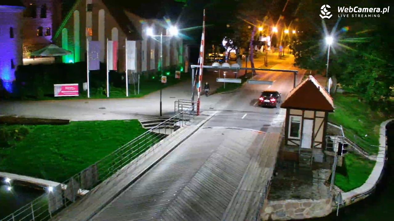 Giżycko - widok na most obrotowy - 12 wresień 2025, 20:37