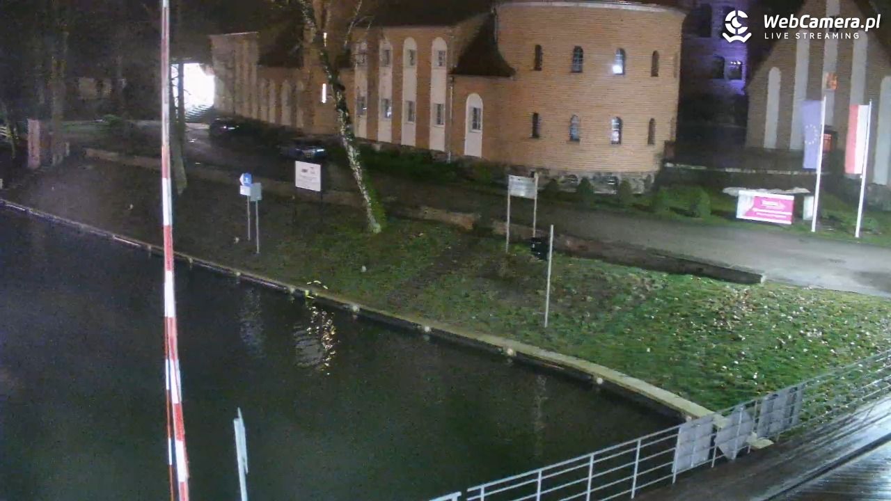 Giżycko - widok na most obrotowy - 27 grudzień 2025, 05:42