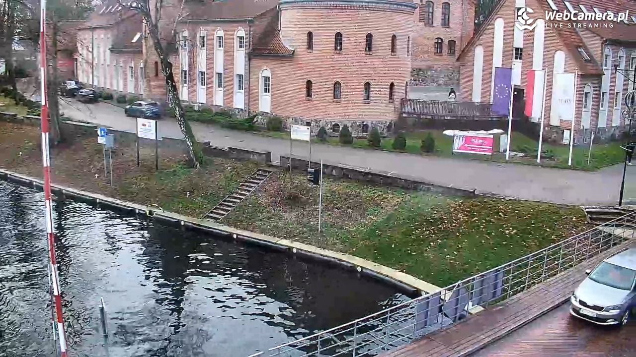 Giżycko - widok na most obrotowy - 27 grudzień 2025, 12:14