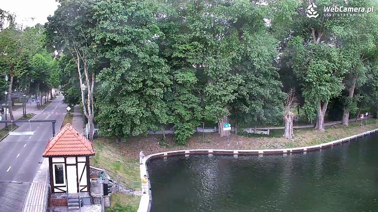 Giżycko - widok na most obrotowy - 30 maj 2026, 18:57