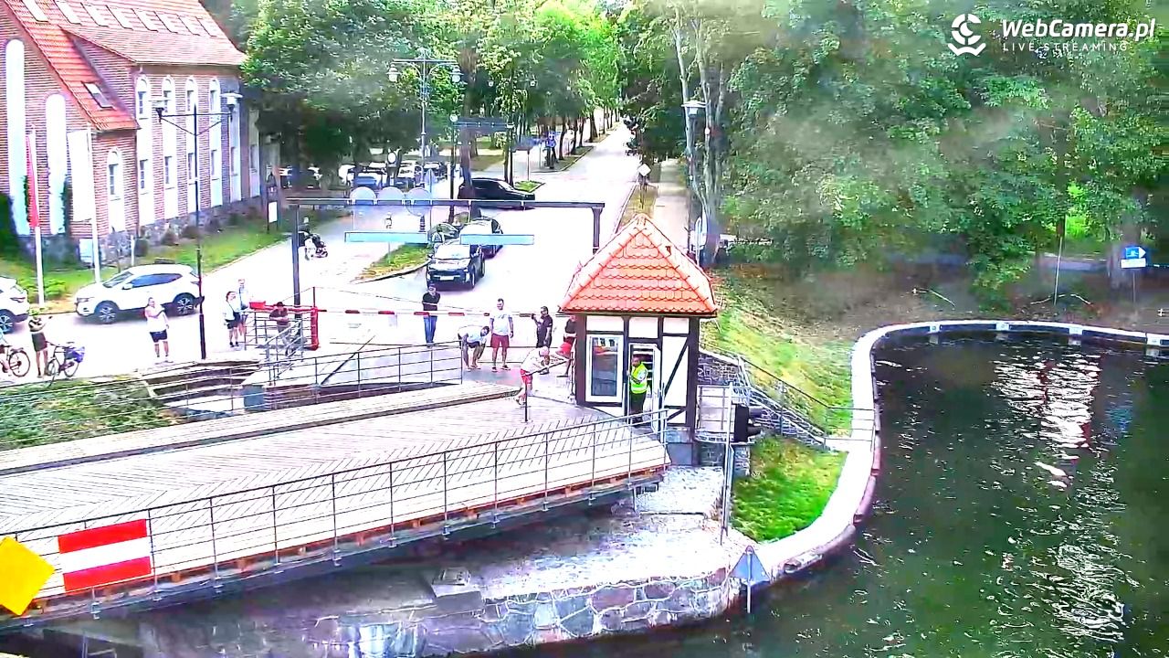 Giżycko - widok na most obrotowy - 30 maj 2026, 17:28