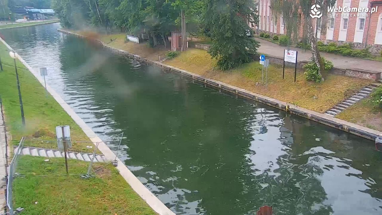 Giżycko - widok na most obrotowy - 11 czerwiec 2025, 07:22