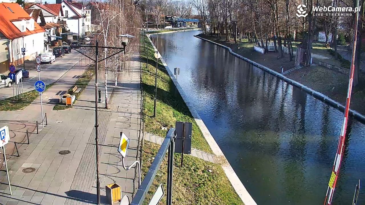 Giżycko - widok na most obrotowy - 10 kwiecień 2026, 17:08