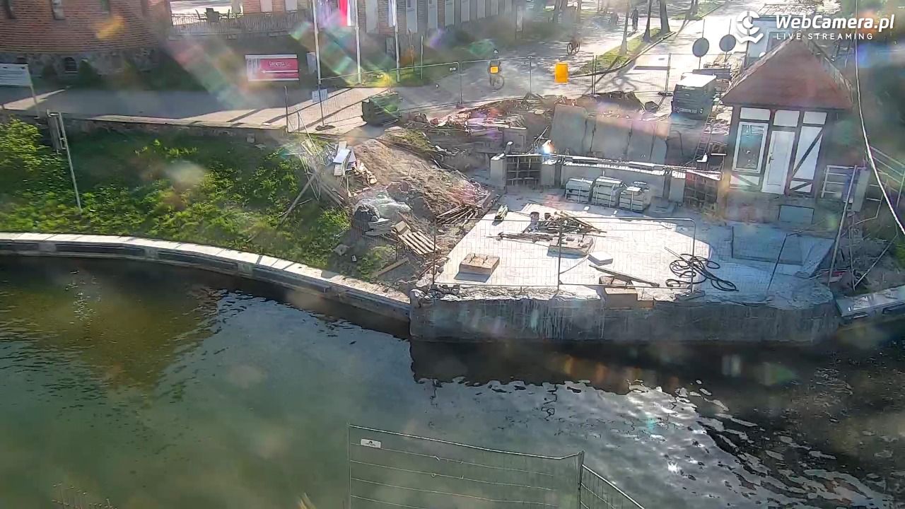 Giżycko - widok na most obrotowy - 28 kwiecień 2025, 16:44