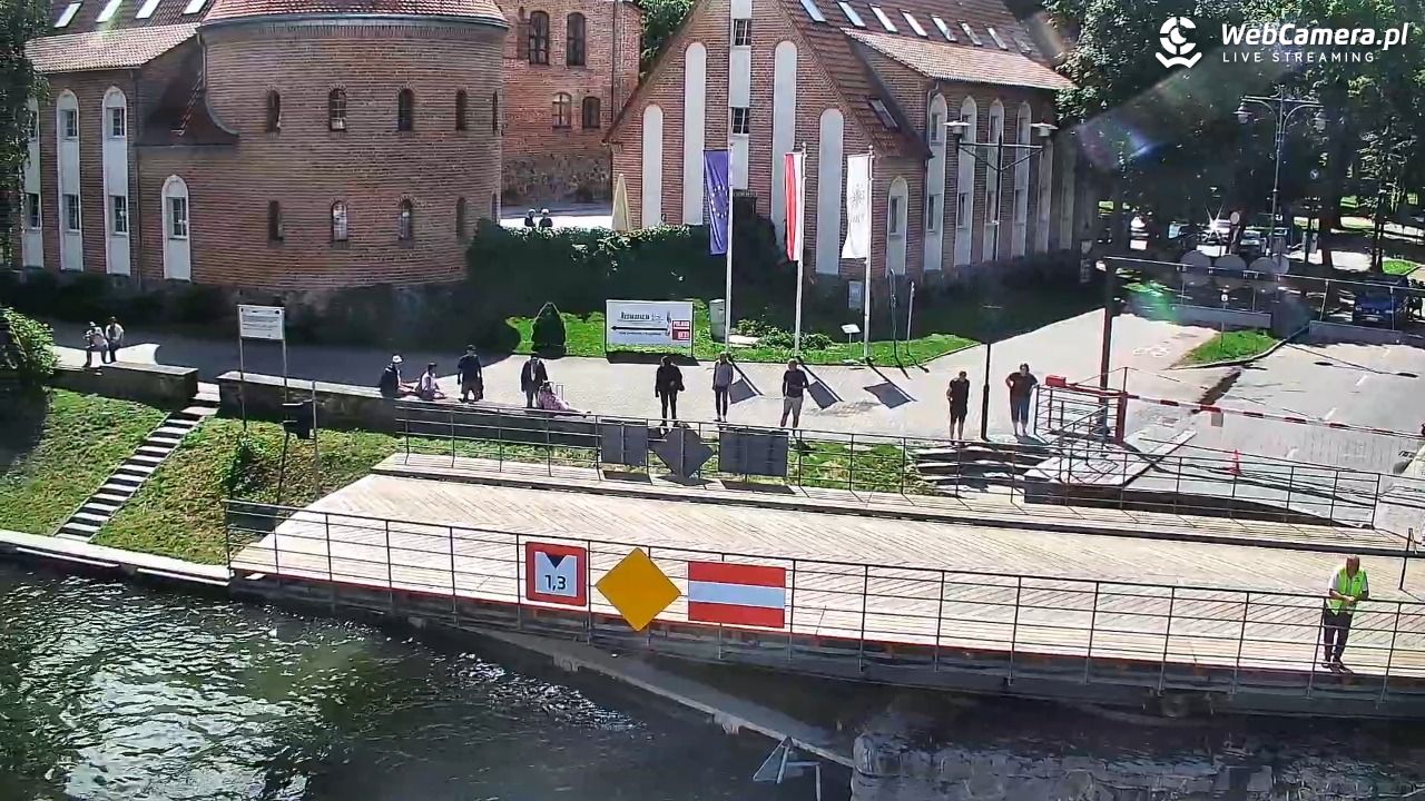 Giżycko - widok na most obrotowy - 20 lipiec 2026, 14:06