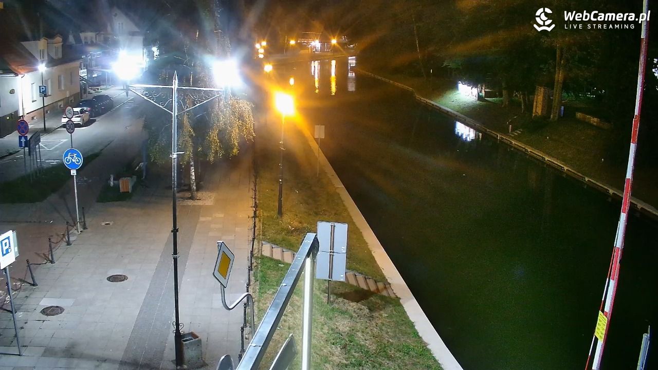 Giżycko - widok na most obrotowy - 20 lipiec 2026, 00:21