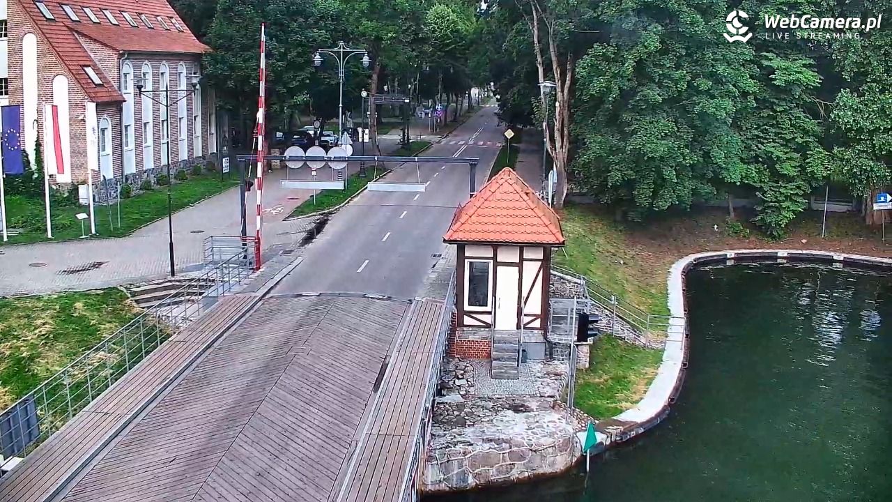 Giżycko - widok na most obrotowy - 21 lipiec 2026, 05:01