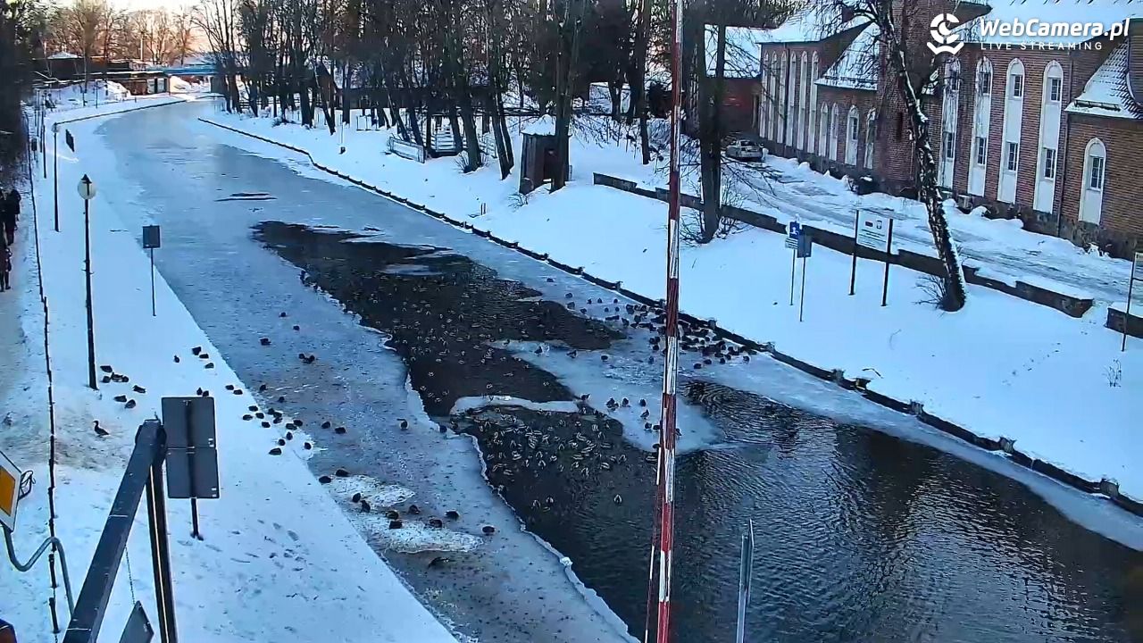 Giżycko - widok na most obrotowy - 15 luty 2026, 16:03