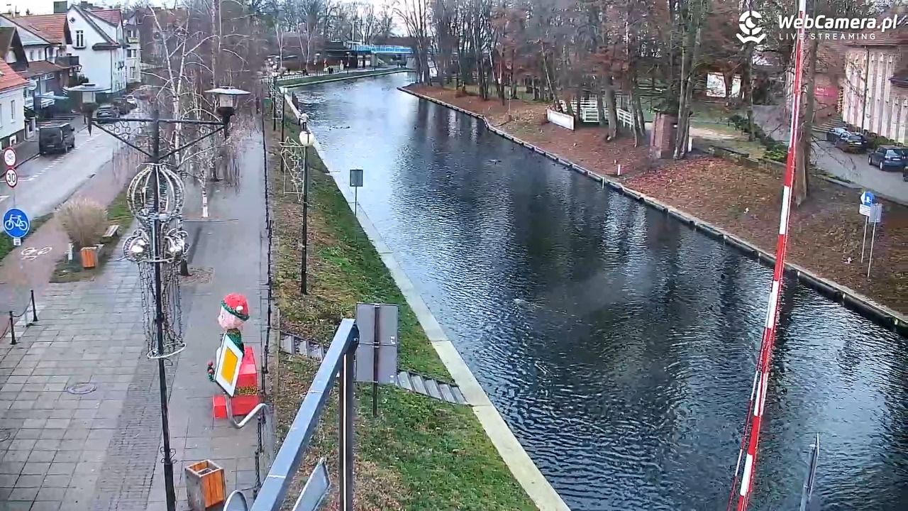 Giżycko - widok na most obrotowy - 26 grudzień 2025, 14:26