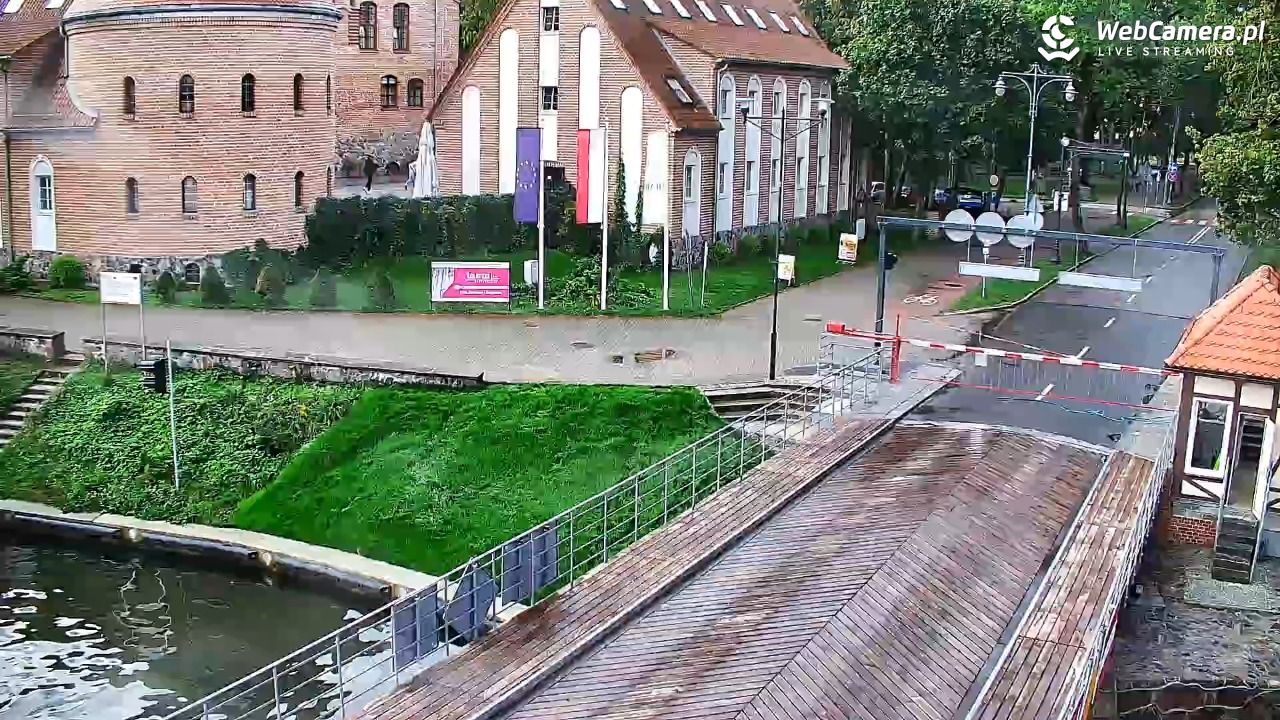 Giżycko - widok na most obrotowy - 16 wresień 2025, 10:34