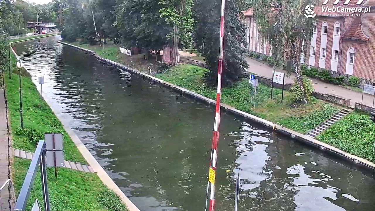 Giżycko - widok na most obrotowy - 01 wresień 2026, 14:54