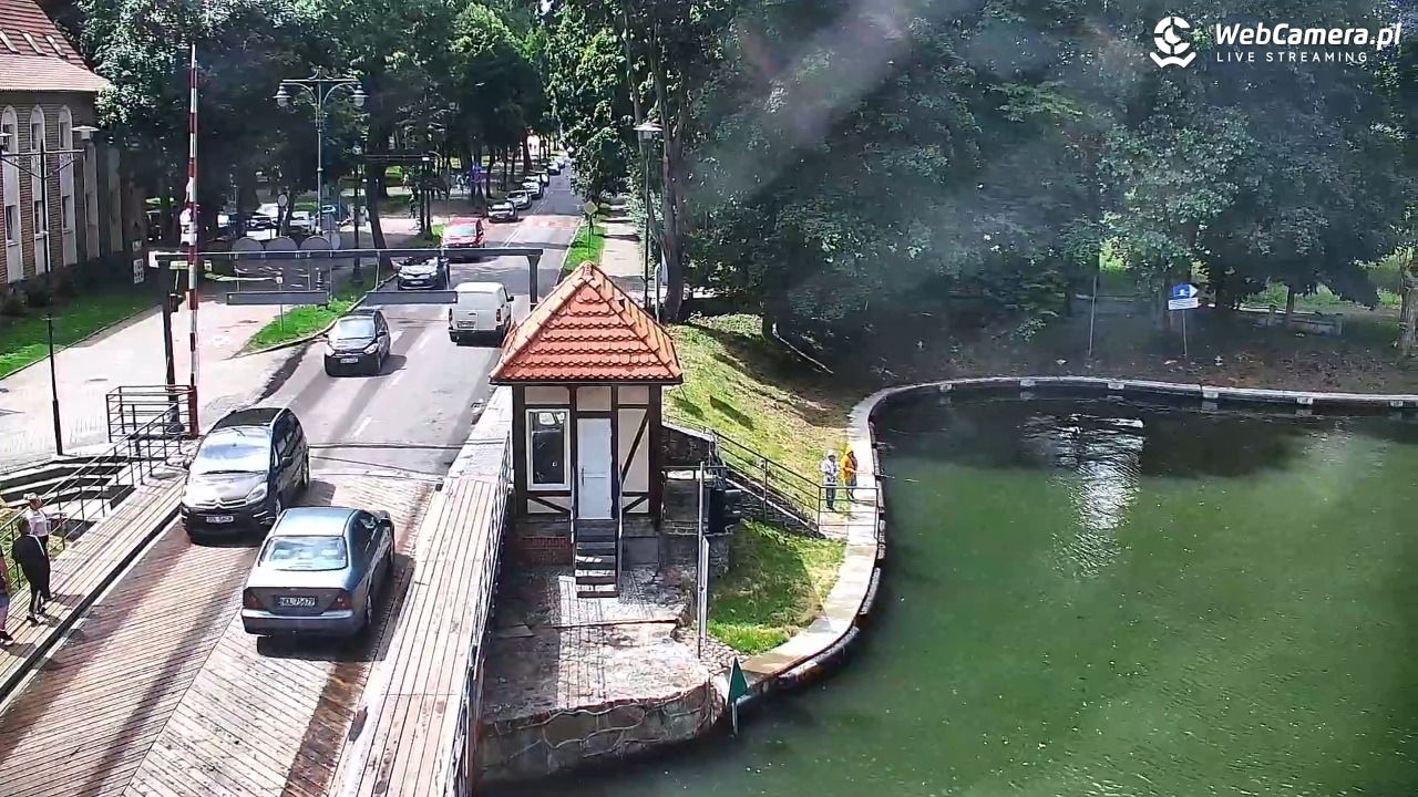Giżycko - widok na most obrotowy - 20 lipiec 2026, 13:21