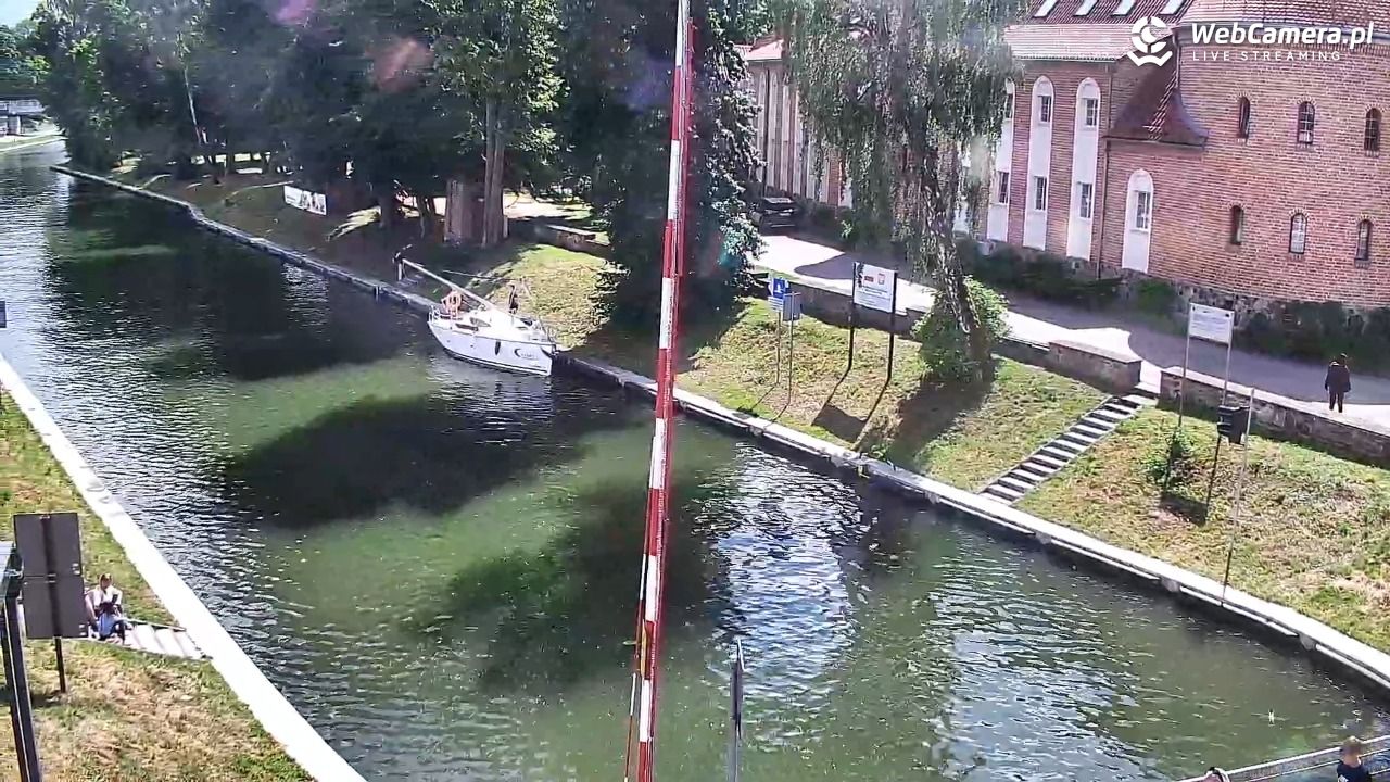 Giżycko - widok na most obrotowy - 20 lipiec 2026, 13:51