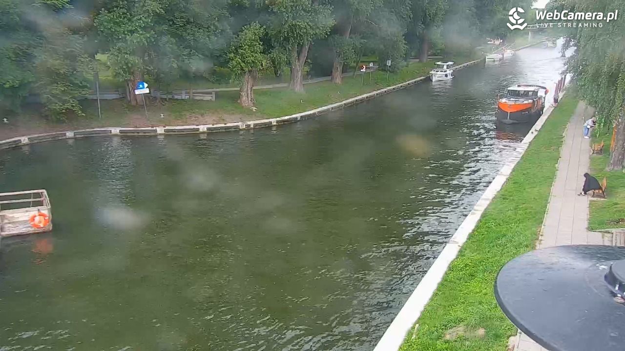 Giżycko - widok na most obrotowy - 30 lipiec 2025, 12:02